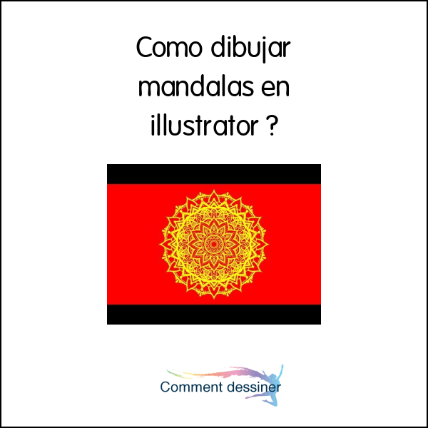 Como dibujar mandalas en illustrator